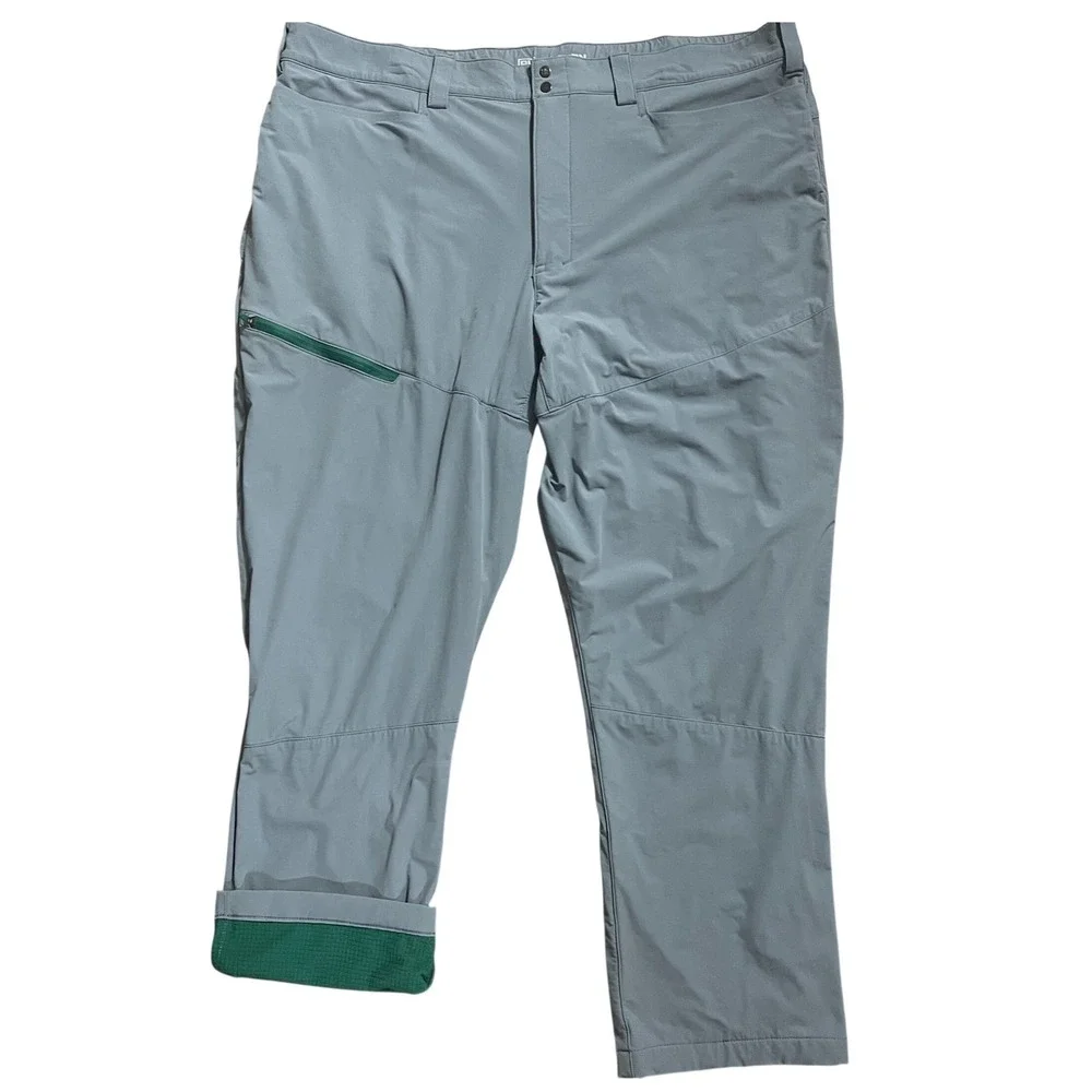 Alaskan Hardgear Duluth Trading Co Fleece Lined Pants Gray Green 42x30 Standard